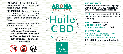 Huile de CBD 10% (10ml) 