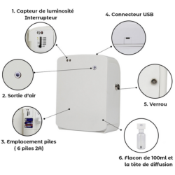 PRO X100 - DIFFUSEUR PAR NÉBULISATION